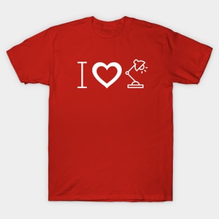 I Heart Lamp T-Shirt